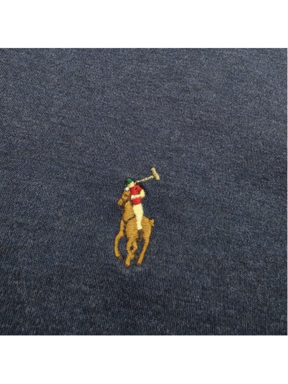 Polo Ralph Lauren Custom Slim Fit Polo Shirt Mens Large Blue Pony Logo